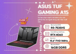 Máy tính xách tay Asus TUF Gaming A15 FA507NV-LP061W