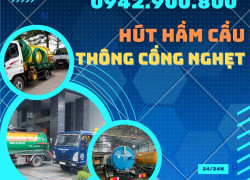 Thông cống nghẹt_Hút hầm cầu_Nạo vét hố gas (Thành Phát)