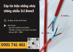 Dây tín hiệu chống cháy chống nhiễu 2x1.0mm2 Đà Nẵng