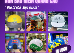 giá làm mũ bảo hiểm quảng cáo là bao nhiêu ?