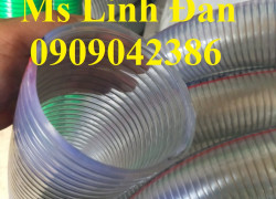 ống nhựa mềm lõi thép phi 150 dày 6mm dùng dẫn hóa chất lỏng xăng dầu giá tốt