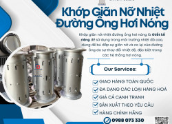 Khớp Nối Co Giãn Chịu Áp Cao | Khớp co giãn cho nồi hơi công nghiệp | Khớp co giãn bằng vải