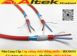 Cáp chống cháy chống nhiễu 2x1.0, 2x1.5, 2x2.5 + E + GFT