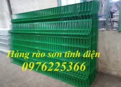 Xưởng sản xuất hàng rào lưới thép hàn, hàng rào mạ kẽm sơn tĩnh điện