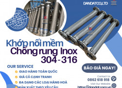 Khớp Nối Mềm Chống Rung| Khớp Nối Chống Rung Inox 304 Và Inox 316