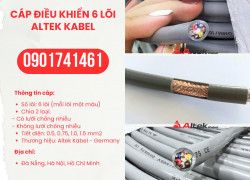 Nhà phân phối cáp điều khiển 6 lõi Altek Kabel Đà Nẵng