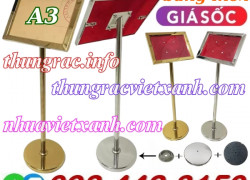 Bảng chỉ dẫn khách sạn - bảng thông báo khách sạn - bảng menu khổ A3 bằng inox