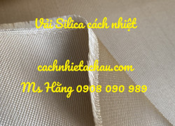 Vải Silica 1200 độ C, cách nhiệt, chống cháy