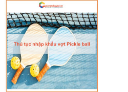 Thủ Tục Nhập Khẩu Vợt Pickleball