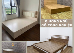 Giường Ngủ Gỗ Công Nghiệp