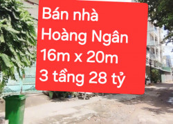 Bán nhà xe container 320m2 Hoàng Ngân phường 16 quận 8 giá chỉ 26,5  tỷ