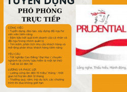 TUYỂN DỤNG 03 PHÓ PHÒNG TRỰC TIẾP