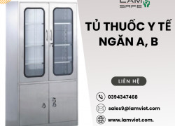 Tủ thuốc y tế ngăn A,B Lamsafe