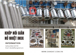 Khớp giãn nở nhiệt, ống bù trừ giãn nở, khớp co giãn inox, khớp chống rung inox