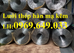 Lưới thép hàn mạ kẽm dây 2 ly mắt lưới 50x50mm