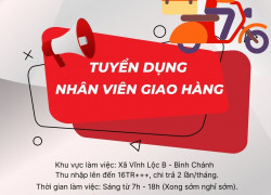 [GHN] TUYỂN DỤNG NHÂN VIÊN GIAO HÀNG