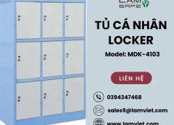 Tủ locker cho nhân viên tích hợp khóa thông minh