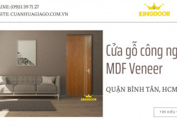 Giá cửa gỗ công nghiệp MDF Veneer tại Quận Bình Tân