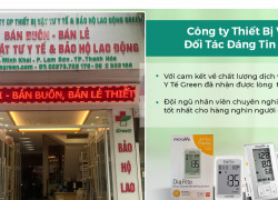 Vật tư y tế, chính hãng, giá tốt tại Y Tế Green Thanh Hoá