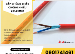 Cáp tín hiệu chống cháy, chống nhiễu 2x1.0mm2 hãng Altek Kabel Đức