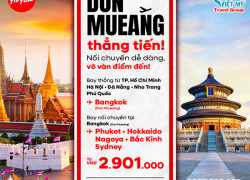 AirAsia ưu đãi vé đi Don Mueang và nối chuyến đi quốc tế