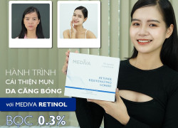 Kem đặc trị mụn, nám , tàn nhang Mediva Retinol Rejuvenating Combo