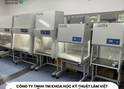 Tủ PCR có gió hoàn lưu qua lọc HEPA