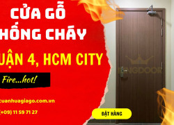 Giá cửa gỗ chống cháy tại Quận 4, Hồ Chí Minh