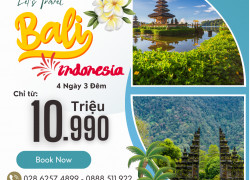 Du lịch Bali chưa bao giờ rẻ đến vậy mà còn rất nhiều ưu đải