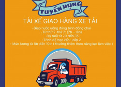 CÔNG TY THIÊN HIỆP PHÚ TUYỂN DỤNG NHÂN VIÊN 1 TÀI XẾ GIAO HÀNG XE TẢI