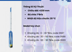 Tỉ trọng kế đo đường Brix