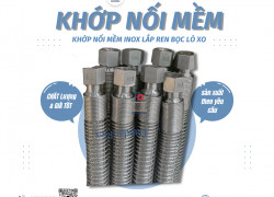 Khớp Nối Chống Rung Inox Mặt Bích| Khớp nối giảm rung inox 304| khớp chống rung kim loại