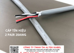 Tổng kho cáp tín hiệu 20awg 2 pair Altek Kabel Bắc Ninh, Hải Phòng, Bắc Giang