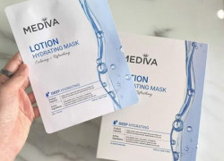 Mặt nạ đắp mặt cao cấp Mediva Lotion Hydrating Mask!!