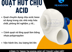 Quạt hút chịu acid Meansoon