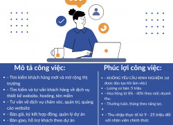 Công ty TNHH TM DV WEB IDEAS tuyển dụng nhân viên tư vấn marketing web