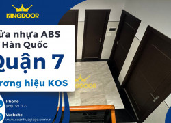 Giá cửa nhựa ABS tại Quận 7 | Thương hiệu KOS