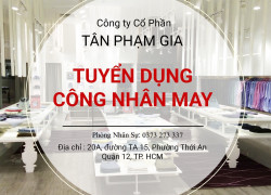 Công nhân may thời trang nam nữ