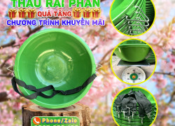 Thau nhựa rải phân bón chất liệu nhựa HDPE 100% nguyên sinh