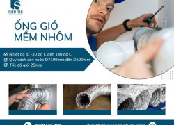 ỐNG GIÓ MỀM NHÔM GIÁ TỐT CHO HỆ THỐNG THÔNG GIÓ, HÚT MÙI