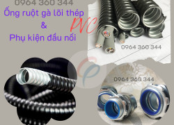 Ống kẽm đàn hồi/Ống ruột gà lõi thép phi 16