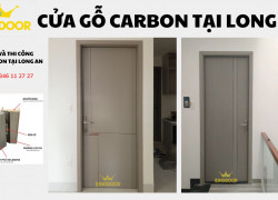 Giá cửa gỗ carbon tại Long An