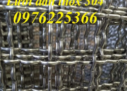 Lưới đan inox lỗ vuông 10x10