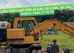 Nhớt 10, Dầu thủy lực AW68 cho Xe Cuốc, Xe Đào, Xe Nâng, Xe Công Trình.