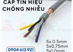 Cáp điều khiển 5x1.0mm chống nhiễu SH-10105 Altek Kabel