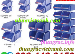 Kệ dụng cụ - khay phụ tùng - kệ nhựa xếp tầng nhỏ - trung - lớn - đại - cao khuyến mãi giá sốc