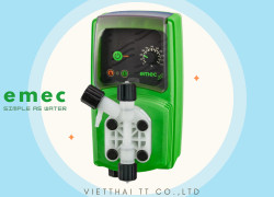 Bơm định lượng EMEC VCO 1005 bơm màng gắn tường với lưu lượng 5 L/h áp làm việc 10 bar