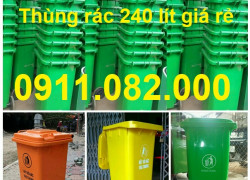 Giá rẻ thùng rác nhựa mẫu mới- thùng rác công cộng giá tốt uy tín- lh 0911082000