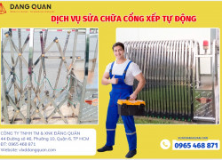 Dịch vụ sửa chữa cổng xếp inox tại TP HCM 0965 468 871