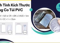 Màng co túi PVC ép cong bọc chai thuốc trừ sâu